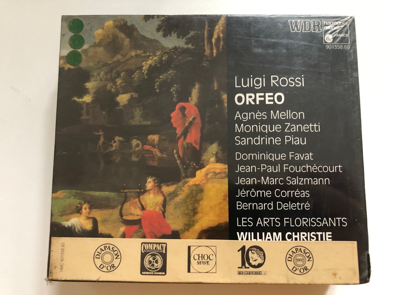 Rossi - Orfeo / Mellon · Zanetti · Piau · Favat · Fouchécourt · Salzmann · Corréas · Deletré · Les Arts Florissants · Christie Classical
