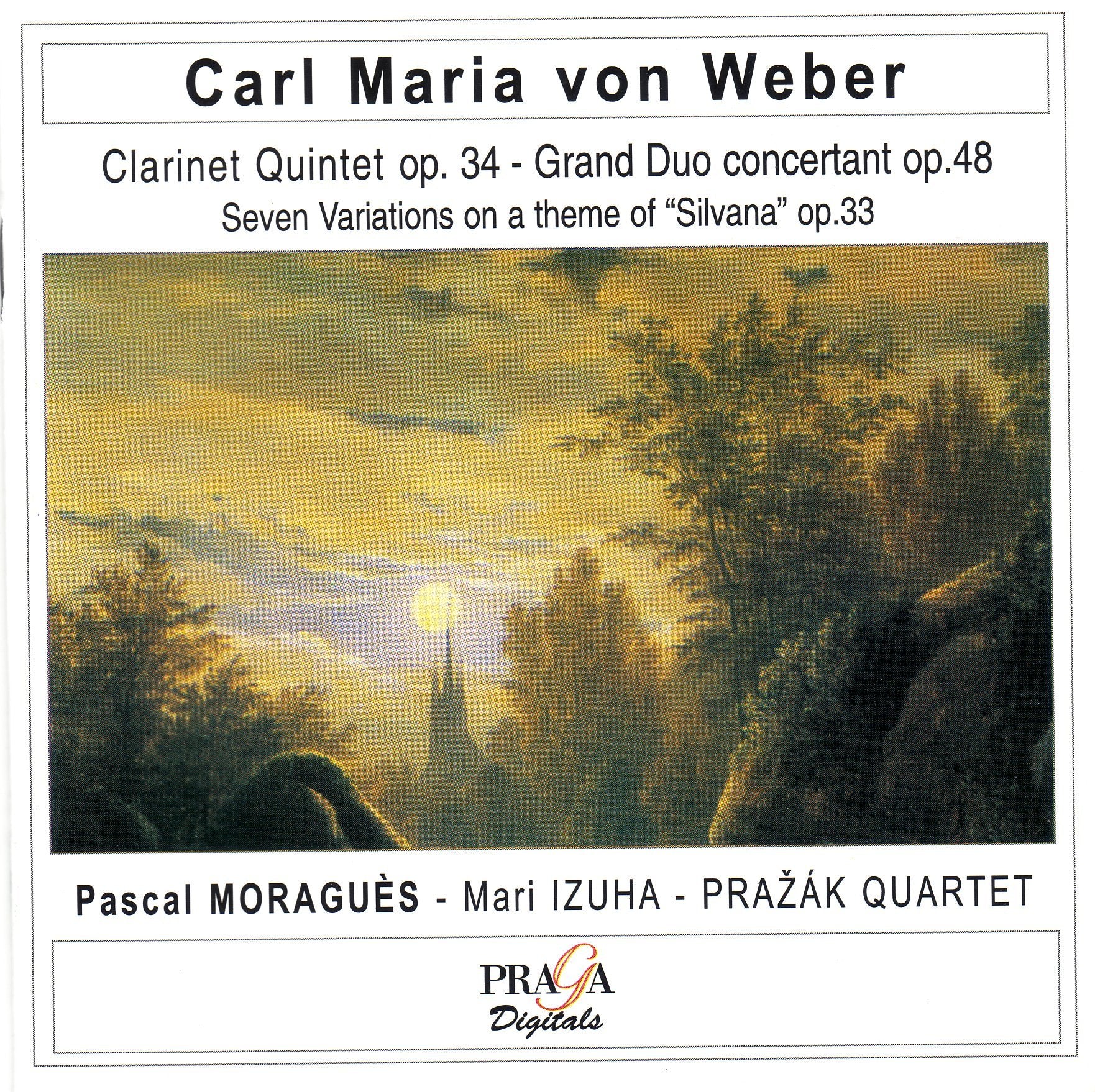Weber: Quintette pour clarinette op.34 / Grand duo concertant op.48 / Variations op.33 Classical