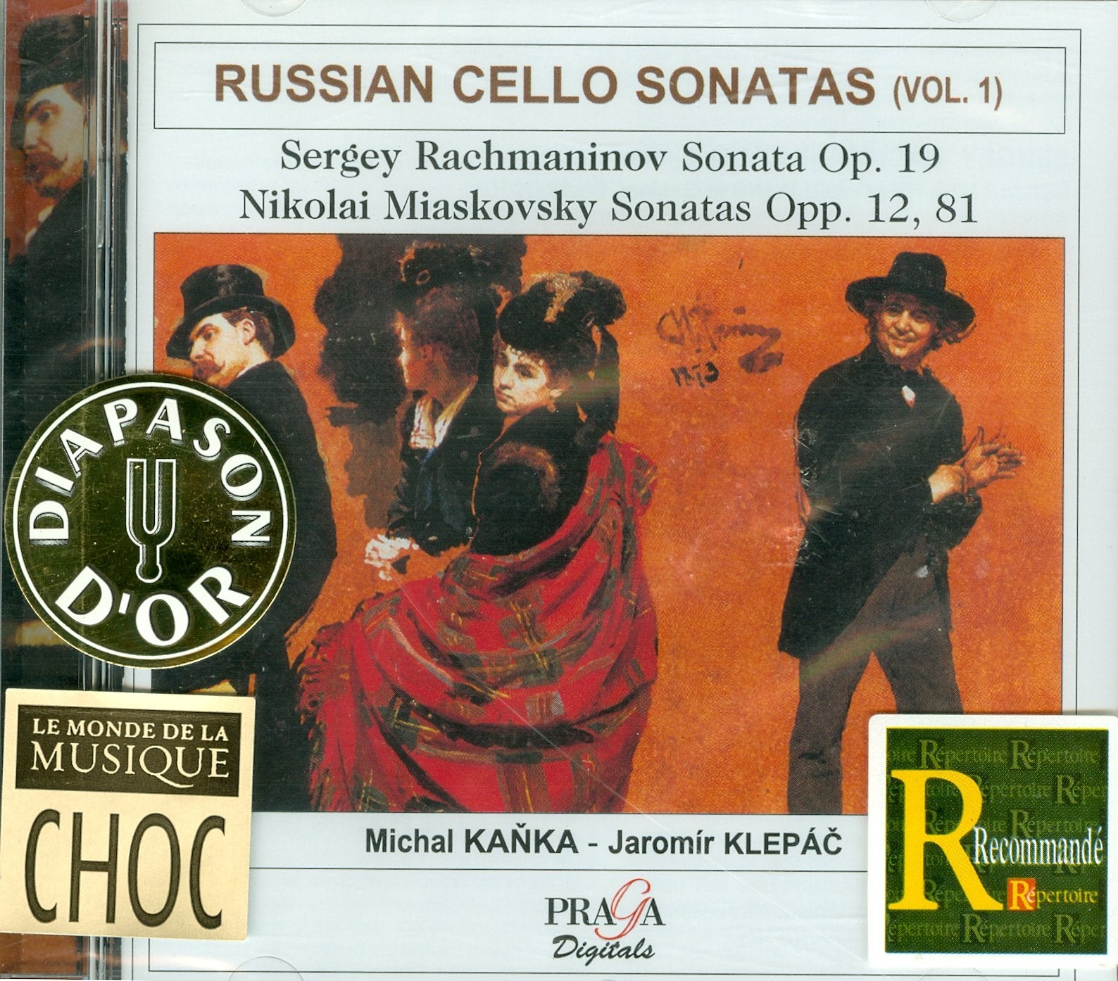 Rachmaninov - Sonate pour violoncelle op. 19 ( Russian cello sonatas vol. 1 ) cd