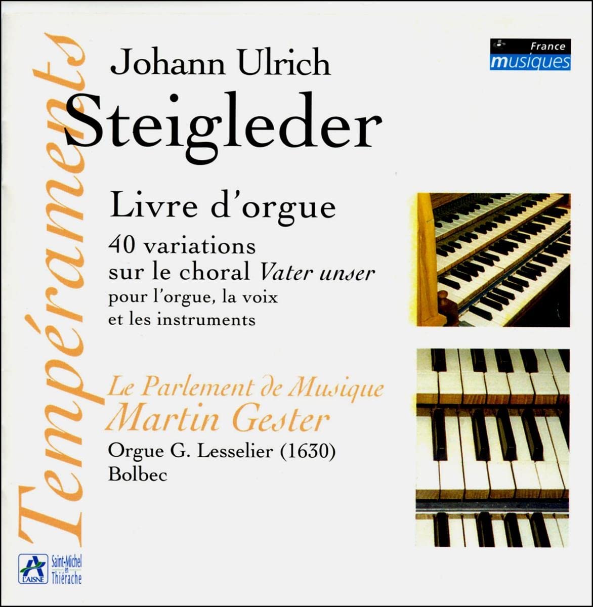 Steigleder - 40 Variationen über "Vater unser im Himmelreich" (1626/27) Classical