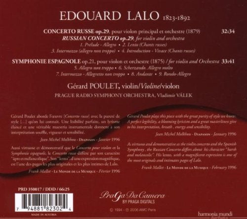 Lalo: Concerto Russe / Symphonie Espagnole Classical