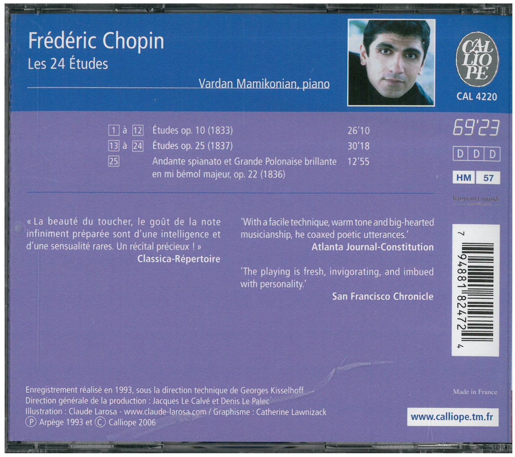 Les 24 OP.10-etudes OP.25 cd