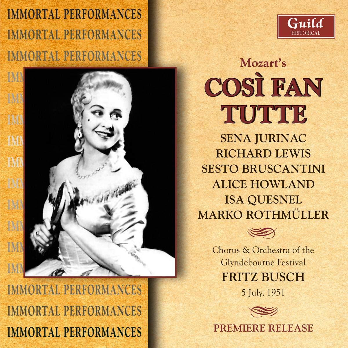 Mozart S Cosi Fan Tutte cd