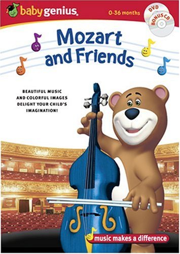 Baby Genius Mozart & Friends w/bonus Music CD Films