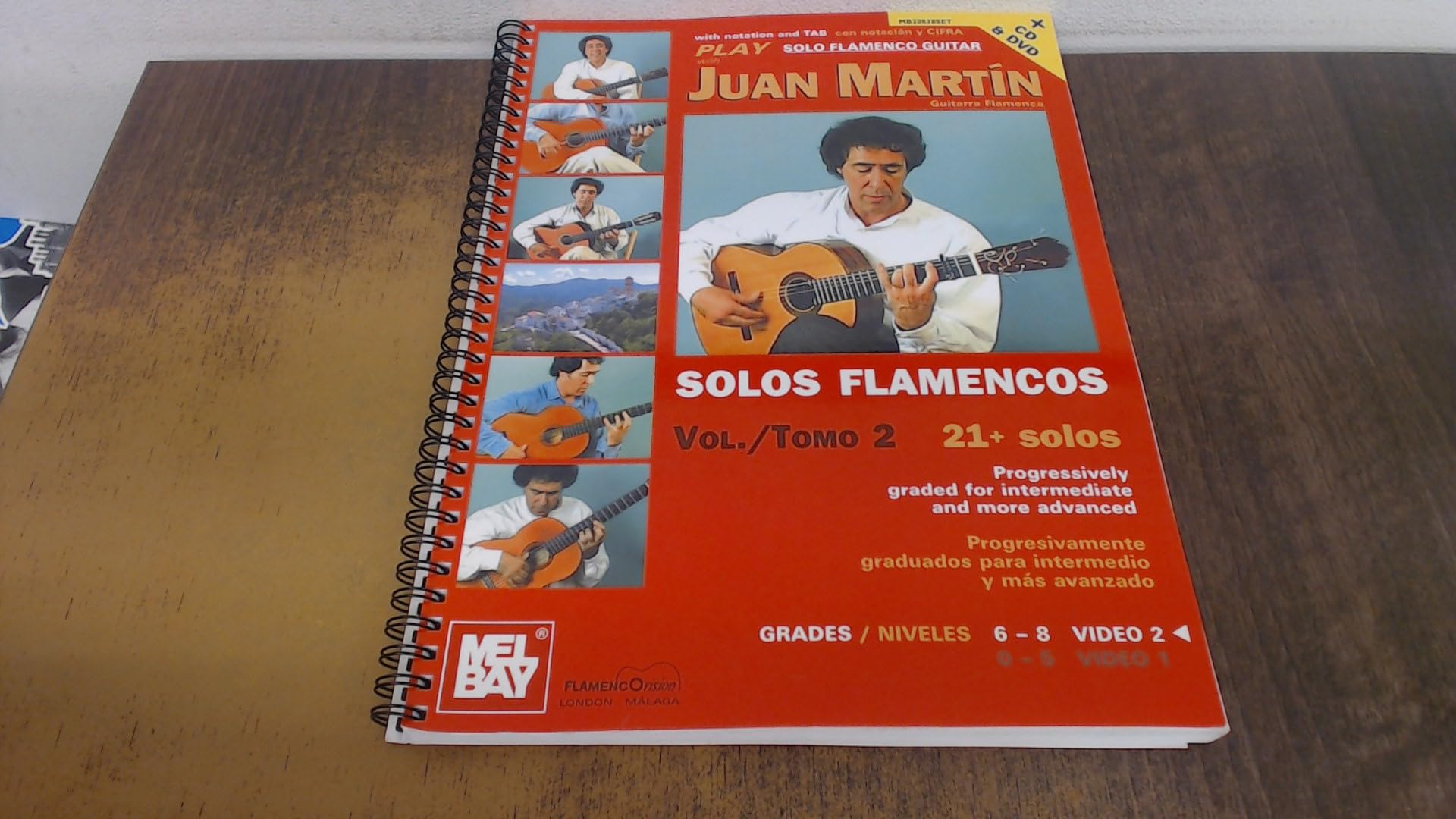 Play Solo Flamenco Guitar with Juan Martin Vol. 2: Progressively Graded for Intermediate and More Advanced Sheet Music
