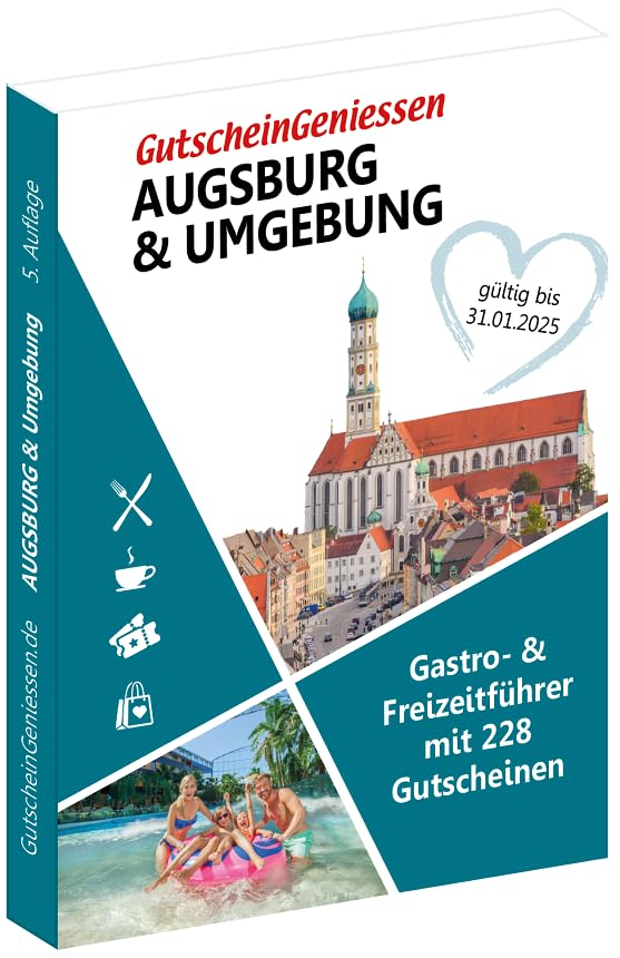 Gutscheinbuch Augsburg & Umgebung 2024 sofort gültig bis 31.01.2025 Books