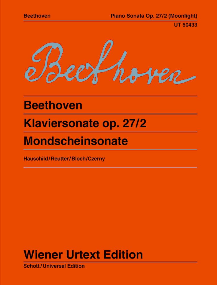 Klaviersonate (Mondscheinsonate). Wiener Urtext Edition. Sheet Music