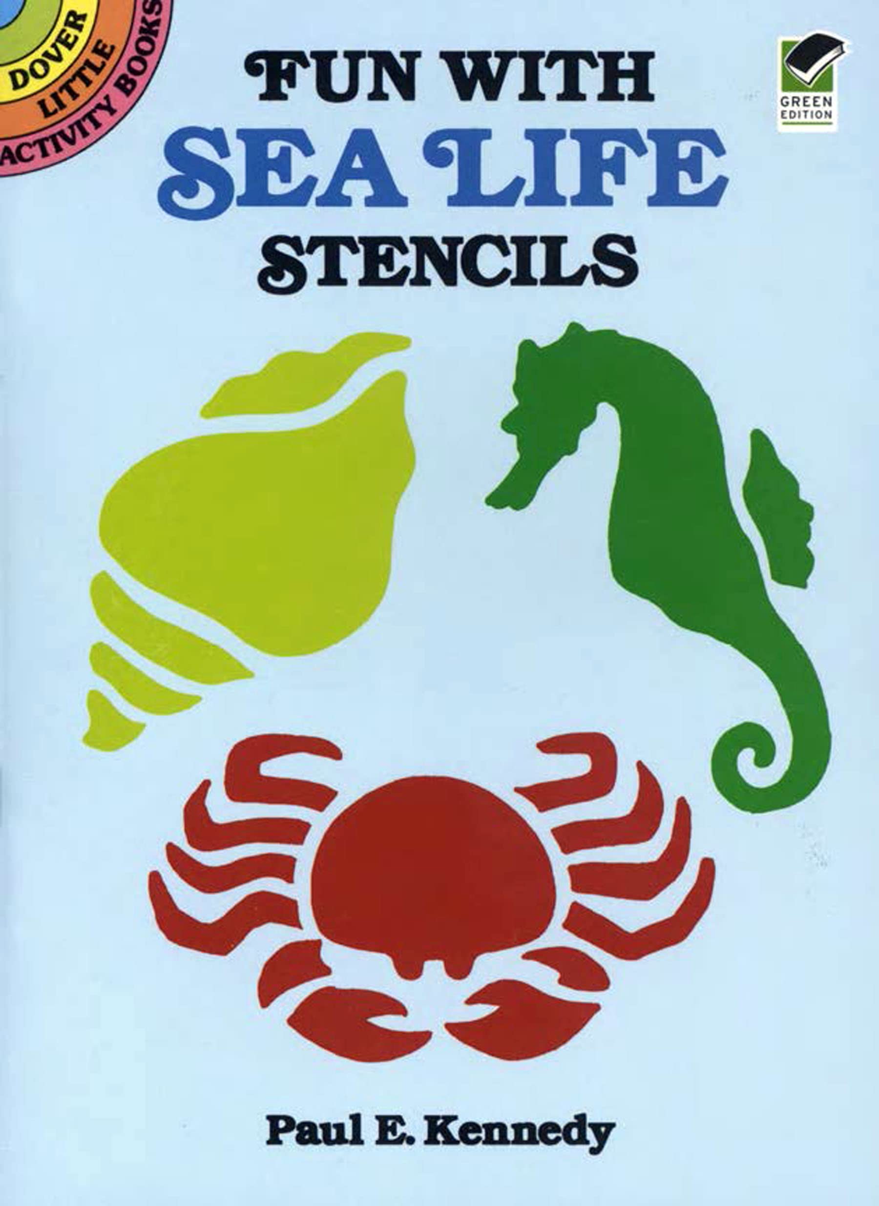Fun With Sea Life Stencils (Dover Little Activity Books) Hobbies & Crafts