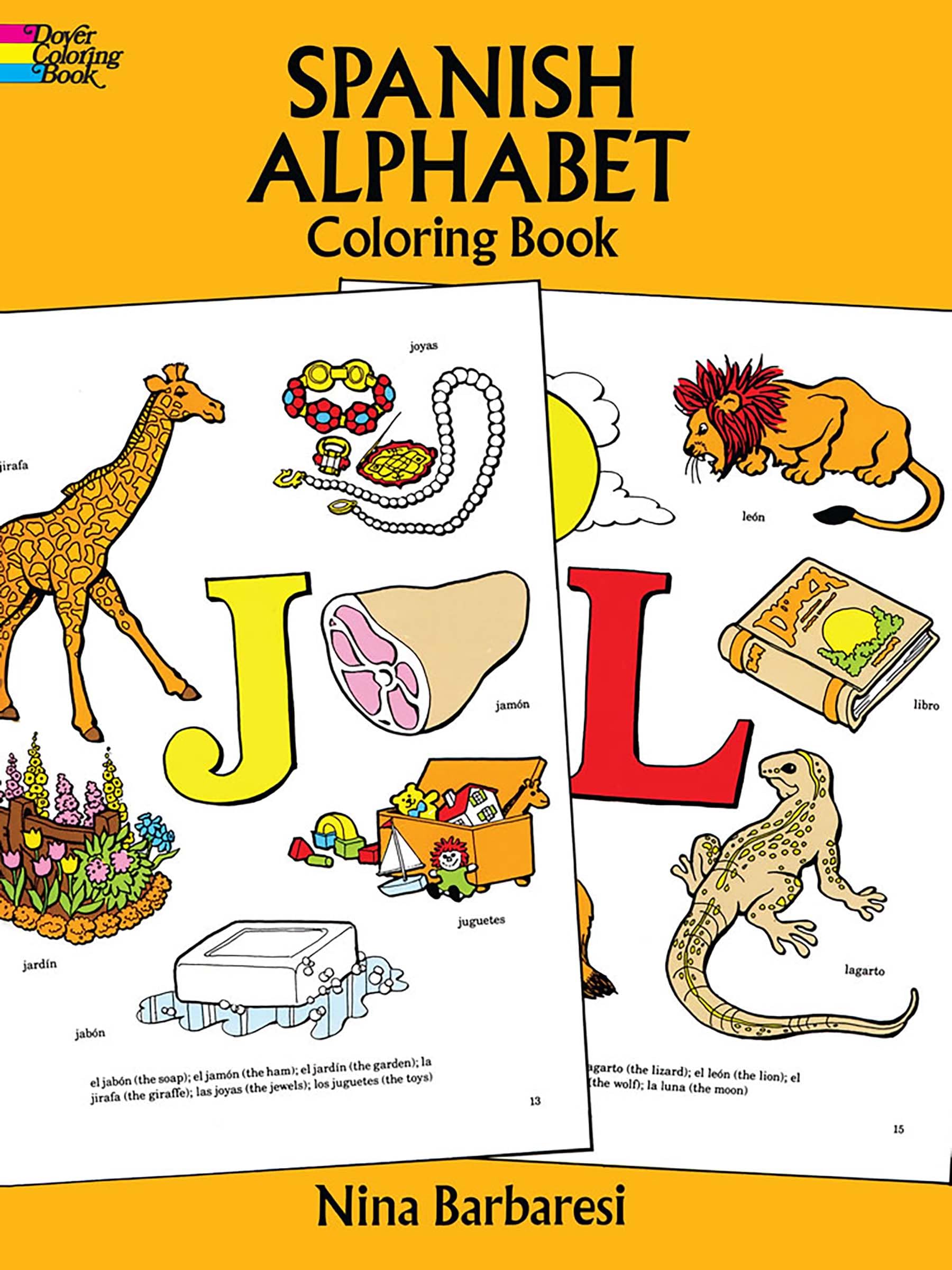 Spanish Alphabet Coloring Book book
