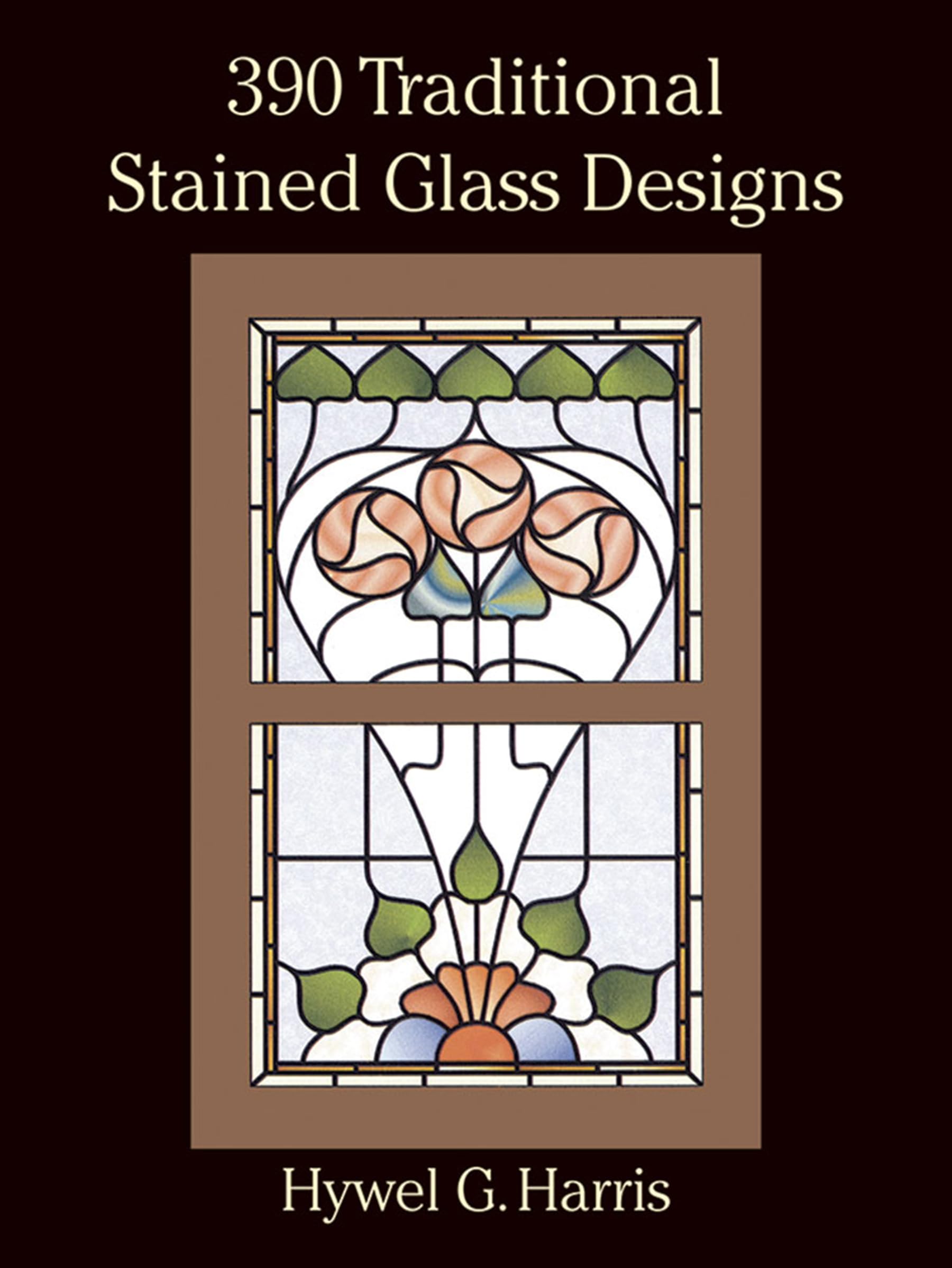 390 Traditional Stained Glass Designs book