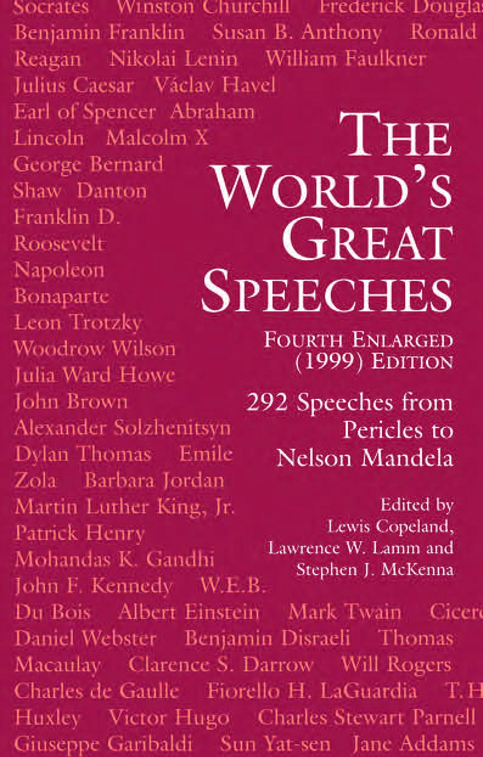 The World's Great Speeches: Fourth Enlarged (1999) Edition Business, Finance & Career