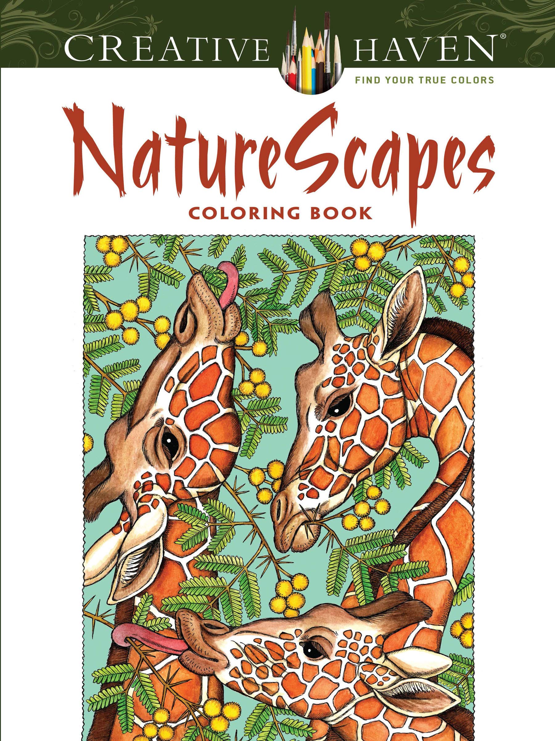 Naturescapes Adult Coloring Book (Creative Haven) Film, Art & Culture