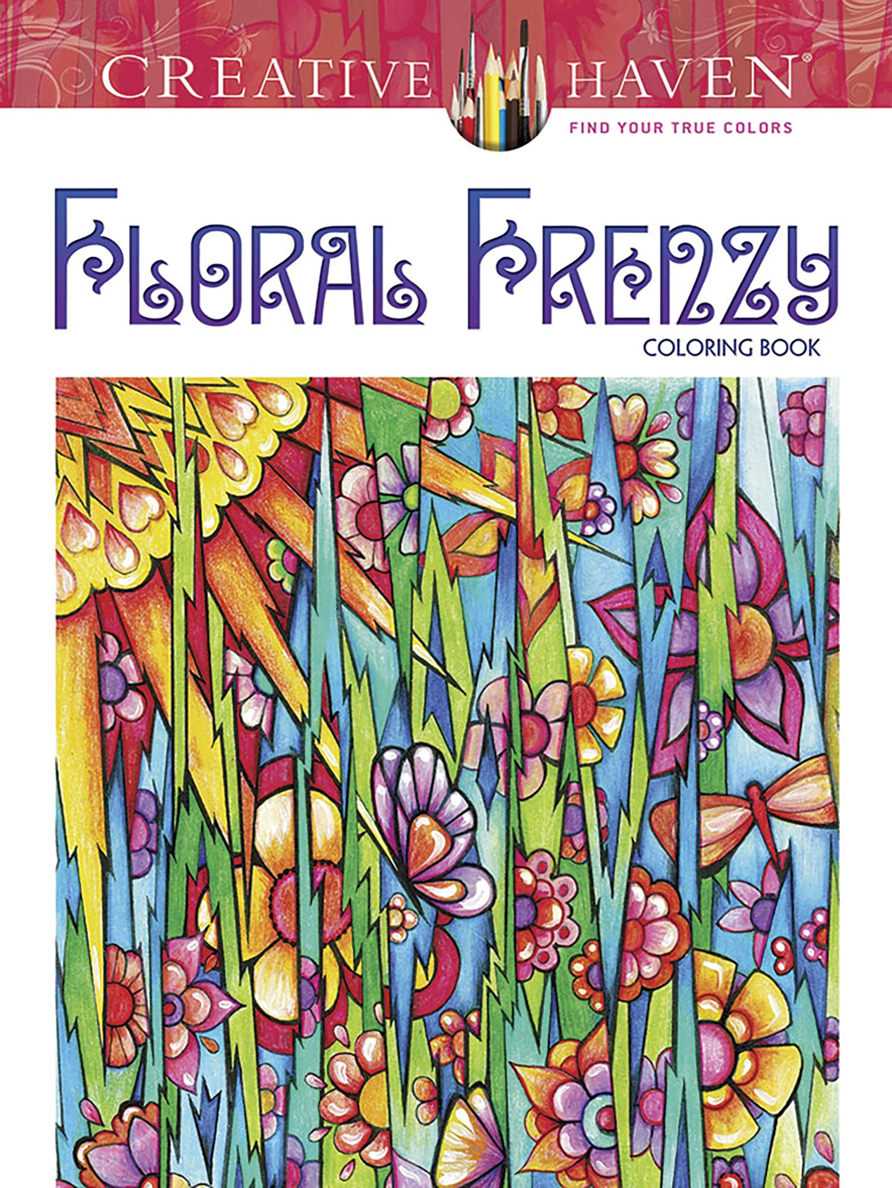 Floral Frenzy (Creative Haven Coloring Books) Film, Art & Culture
