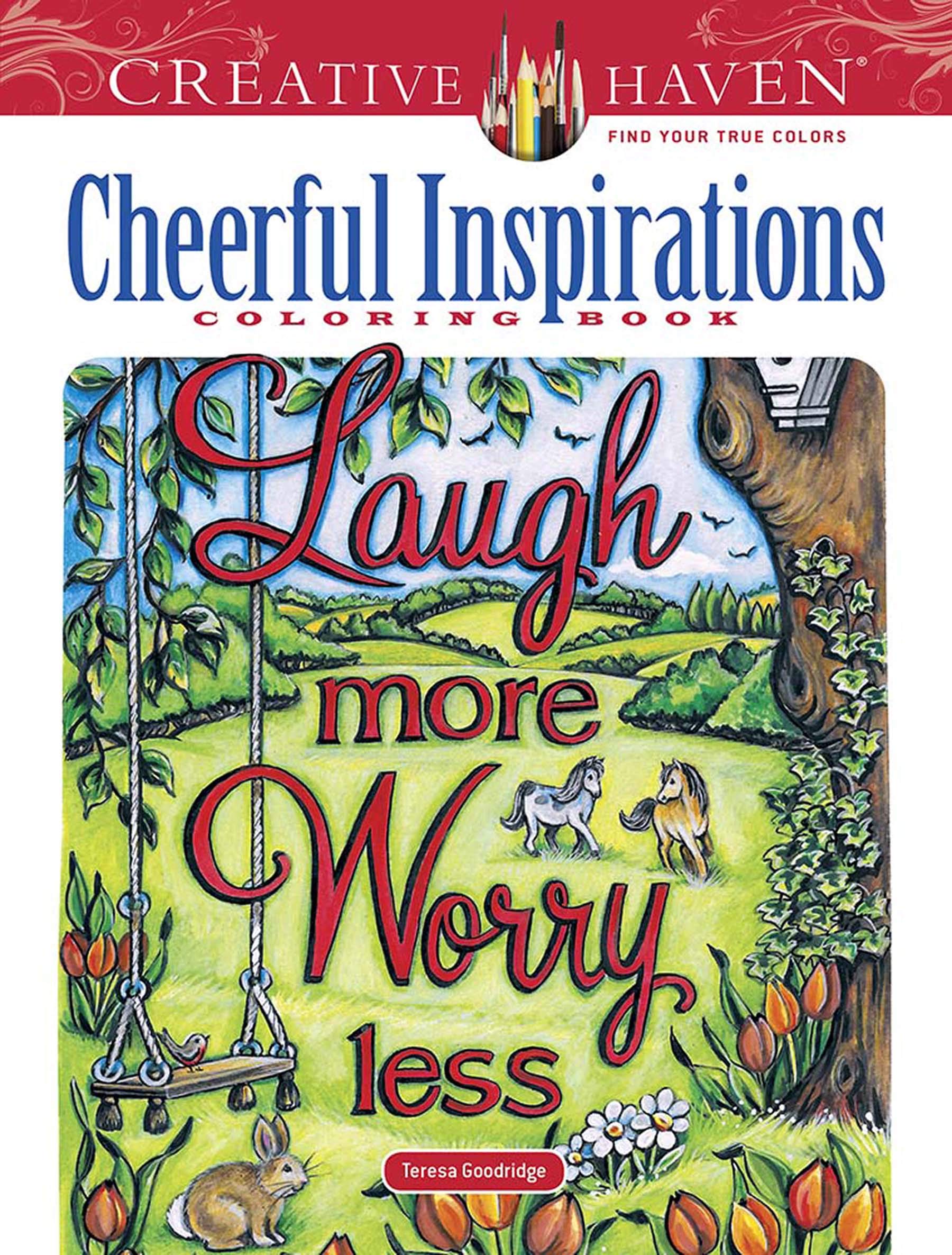 Creative Haven Cheerful Inspirations Coloring Book (Creative Haven Coloring Books) Business, Finance & Career
