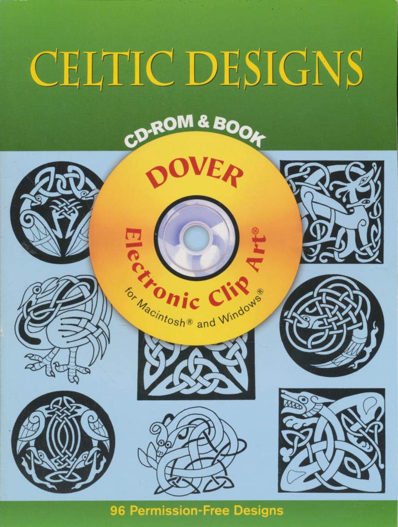 Celtic Designs: 96 Different Copyright-Free Designs (Dover Electronic Clip Art Series) Film, Art & Culture