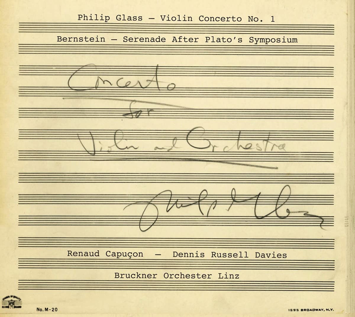 Violin Concerto 1/Serenade After Plato S Symposium cd