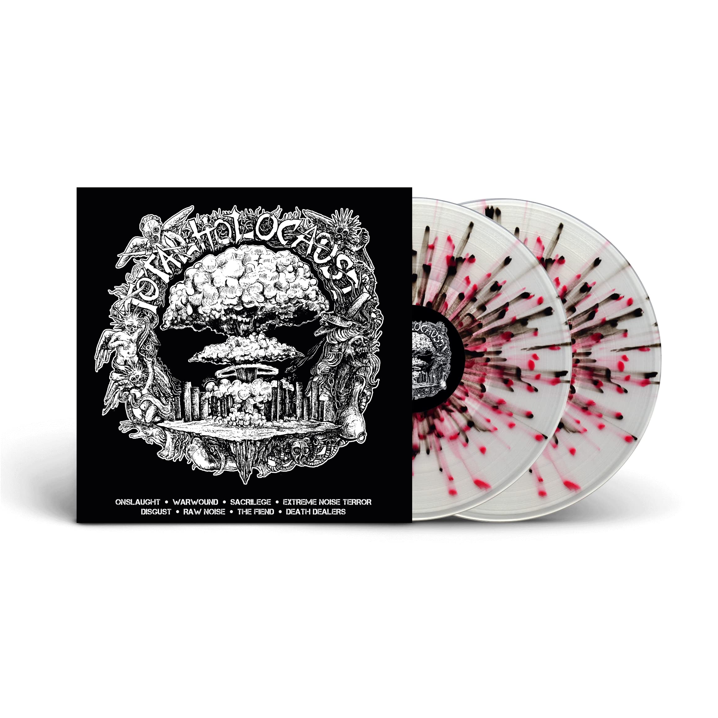 Total Holocaust Vol 1. (Clear/Black/Red Splatter Vinyl 2LP) Metal & Hardrock
