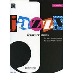 Carl Fischer Jazzy Blockflöte Duets für zwei Alt Blockflöten Music