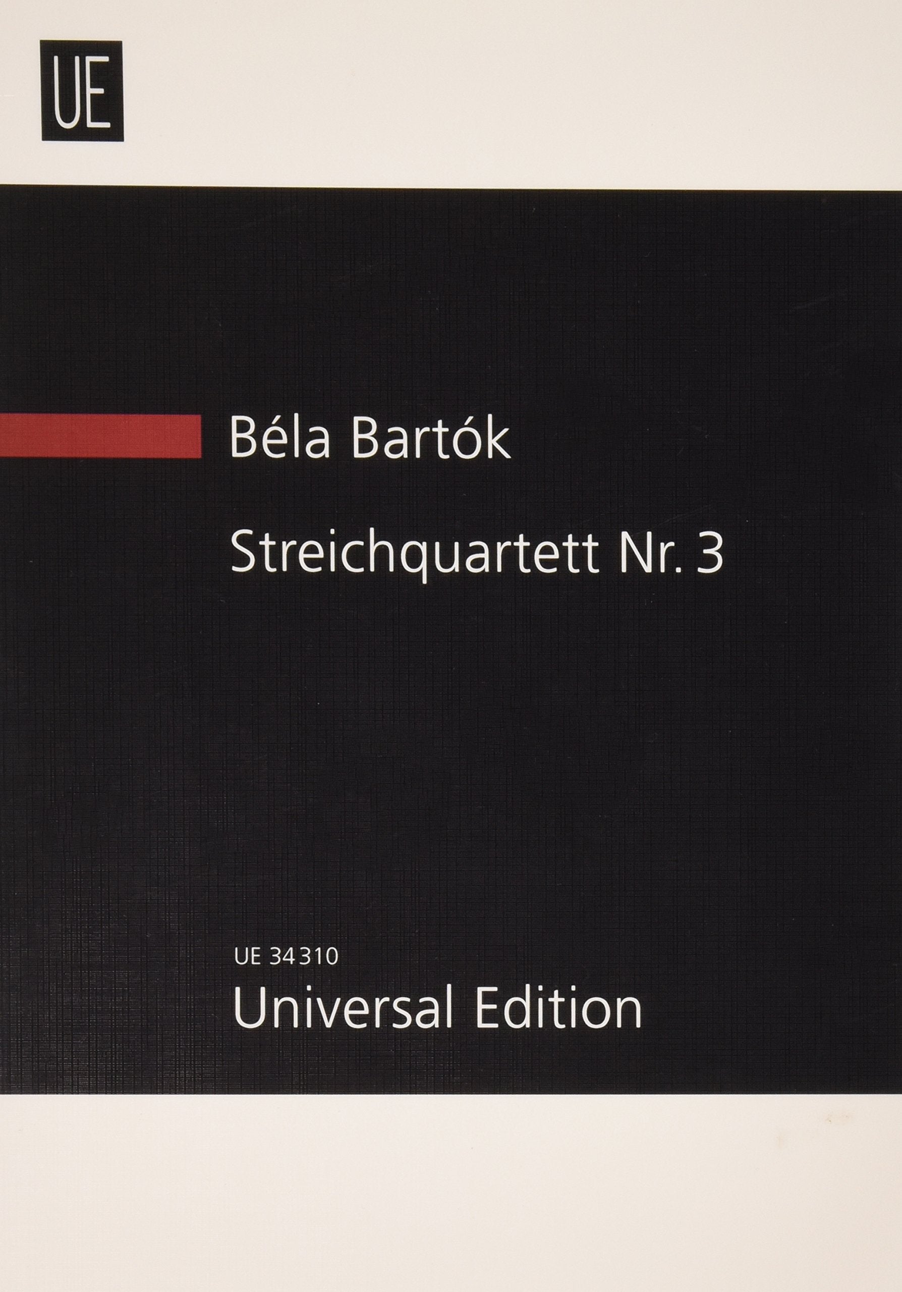 Streichquartett Nr. 3: für Streichquartett. Studienpartitur. Sheet Music
