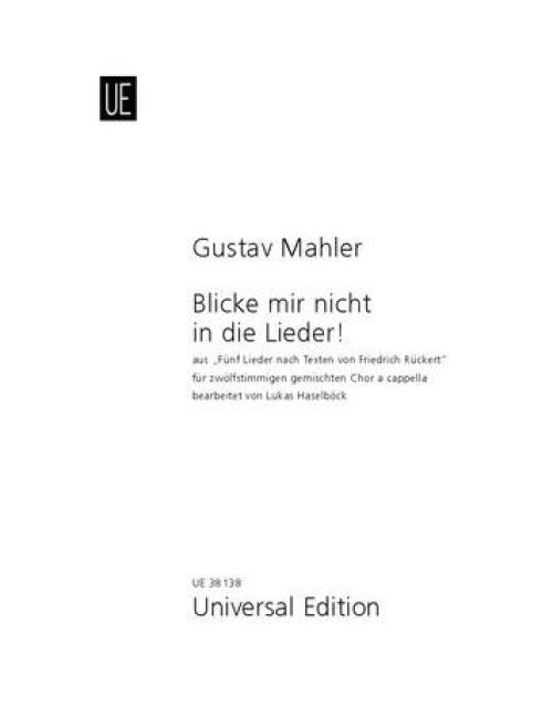 Blicke mir nicht in die Lieder! Books