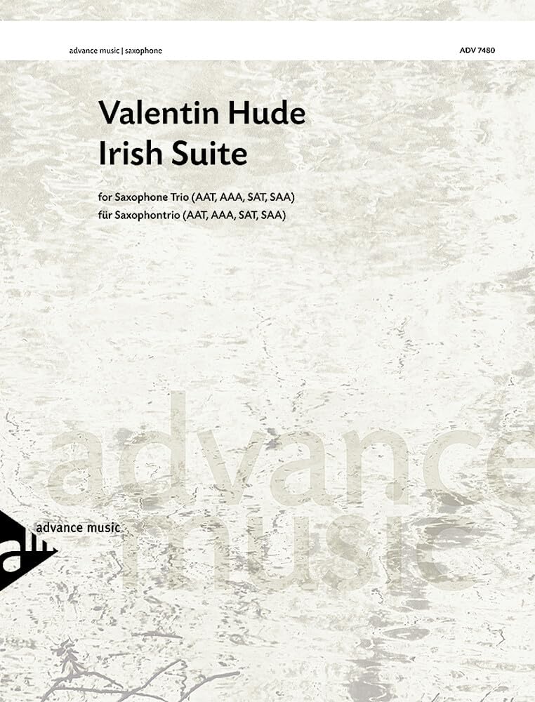 Irish Suite: 3 saxophones (AAT, AAA, SAT, SAA). Partition et parties. book