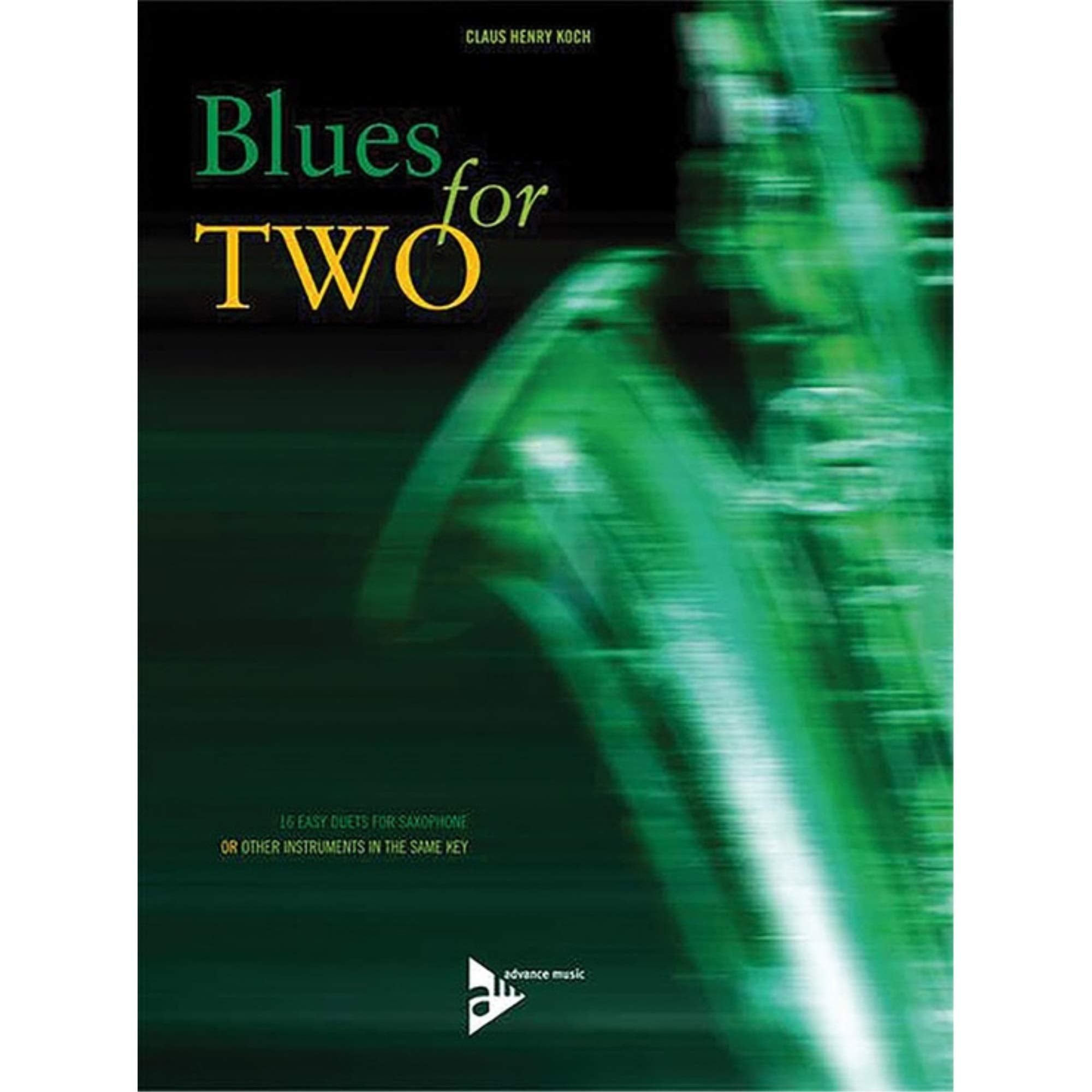 Blues for Two: 16 easy duets for saxophone or other instruments in the same key. 2 saxophones or other instruments. Partition d'exécution. book