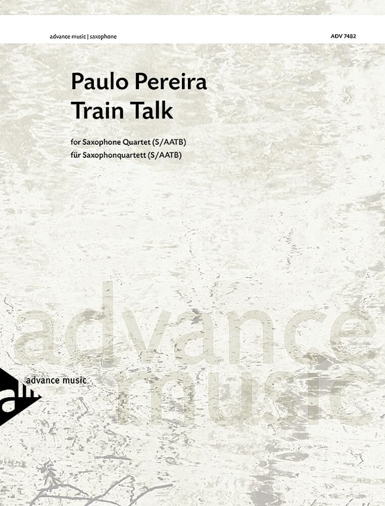 Train Talk: 4 saxophones (S/AATBar). Partition et parties. book