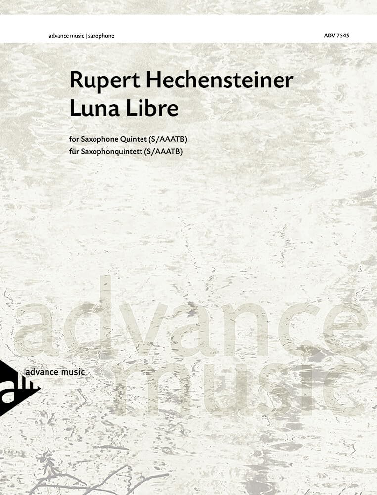 Luna Libre: 5 Saxophone (S/AAATBar). Partitur und Stimmen. Arts & Music
