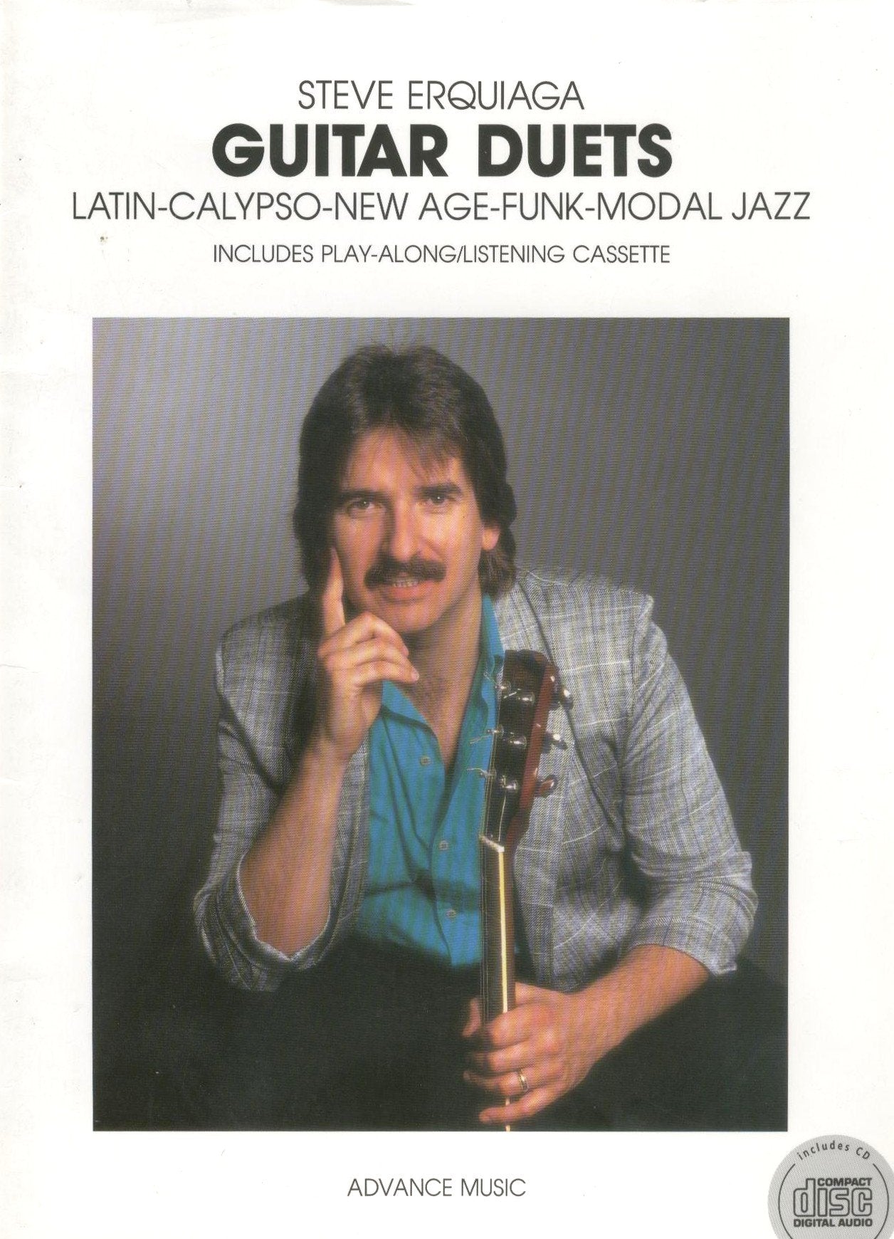 Guitar Duets: Latin-Calypso-New Age-Funk-Modal Jazz. 2 Gitarren. (Advance Music) Sheet Music