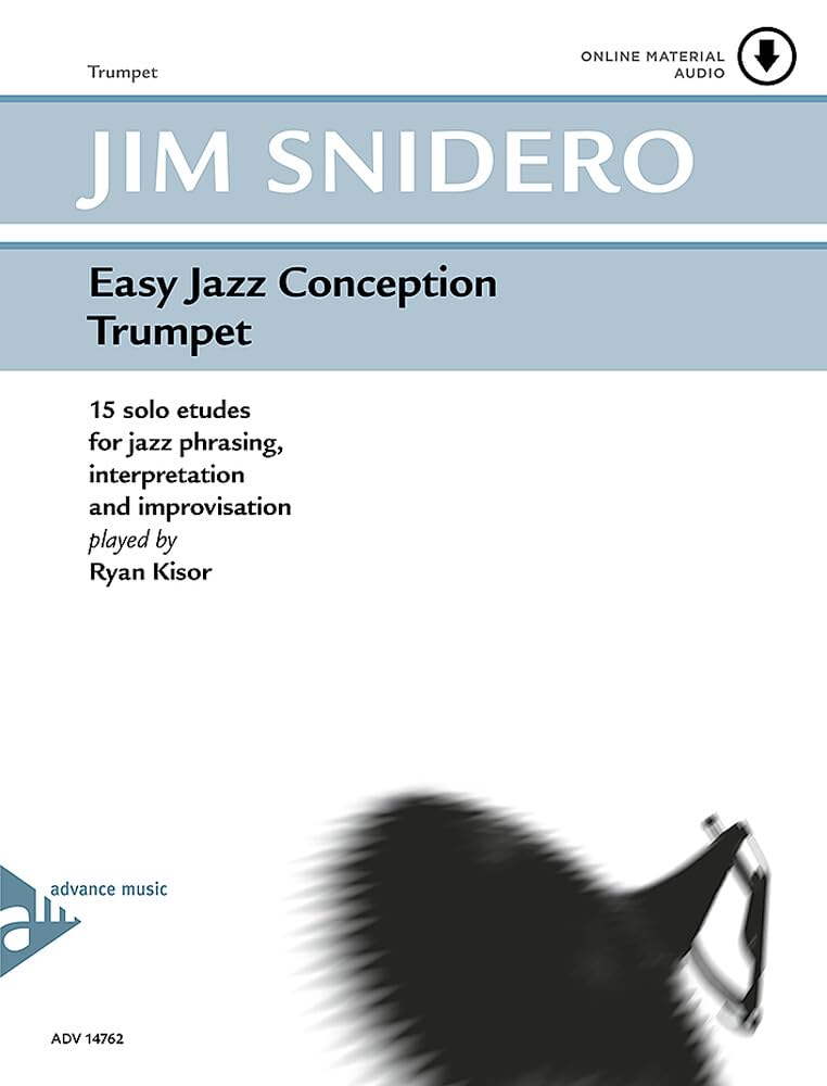 Easy Jazz Conception Trumpet: 15 solo etudes for jazz phrasing, interpretation and improvisation. Trompete. book