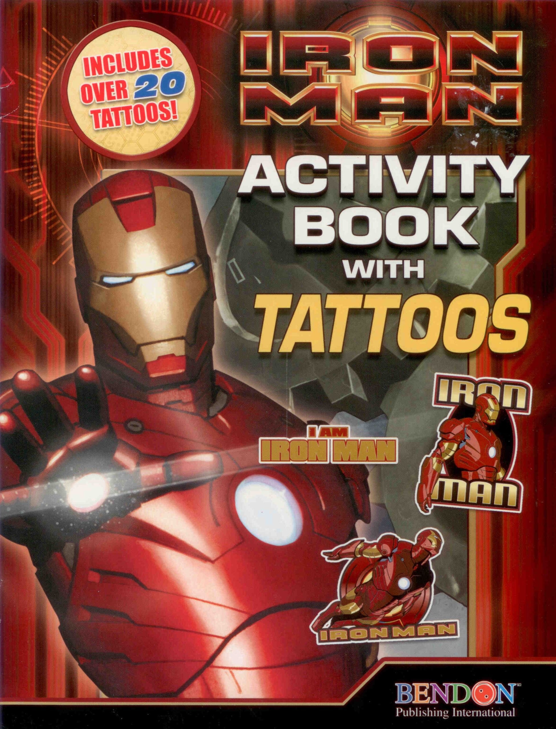 Iron Man Activity Book w/ Tattoos Books