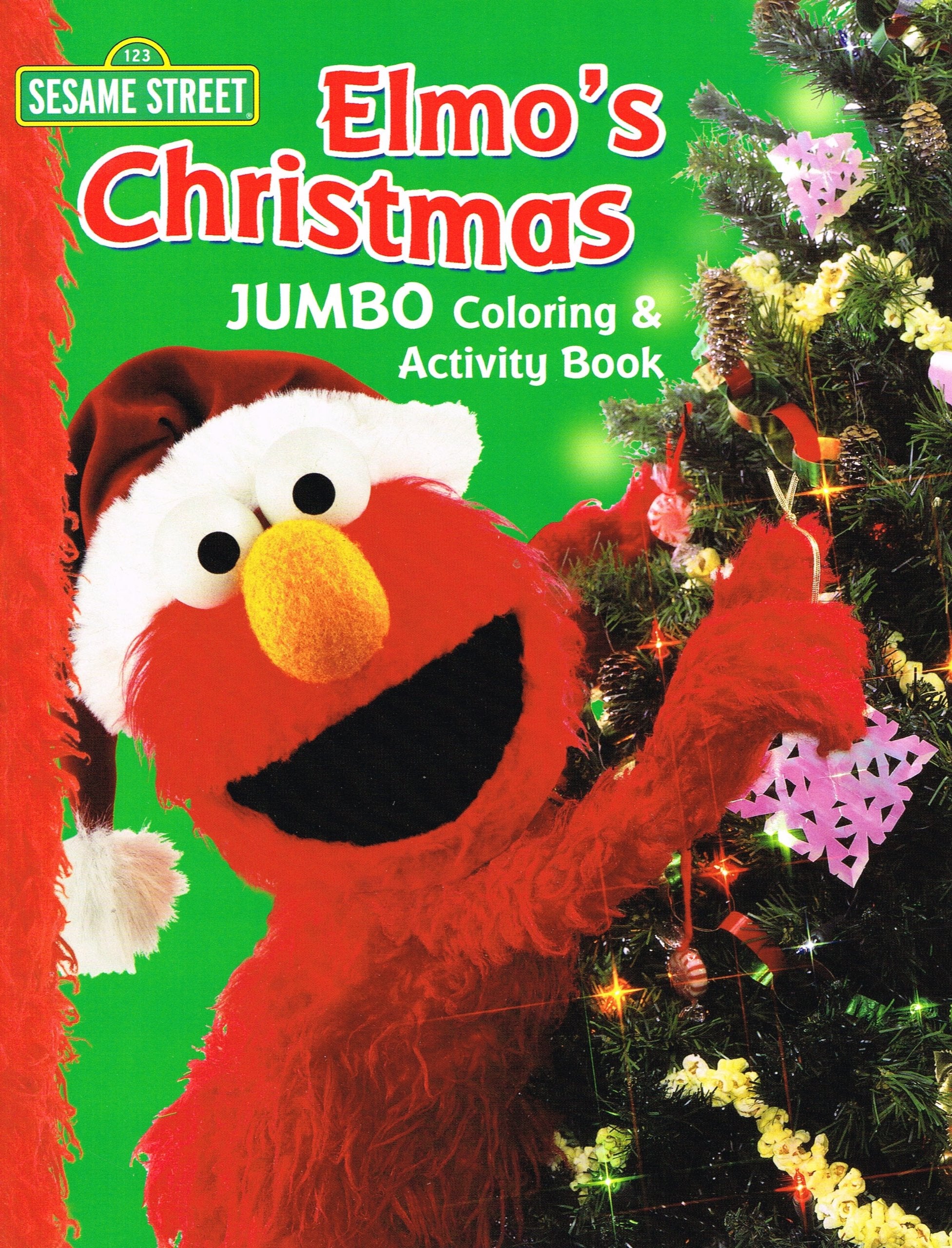 Sesame Street Elmo's Christmas Jumbo Coloring and Activity Book Books