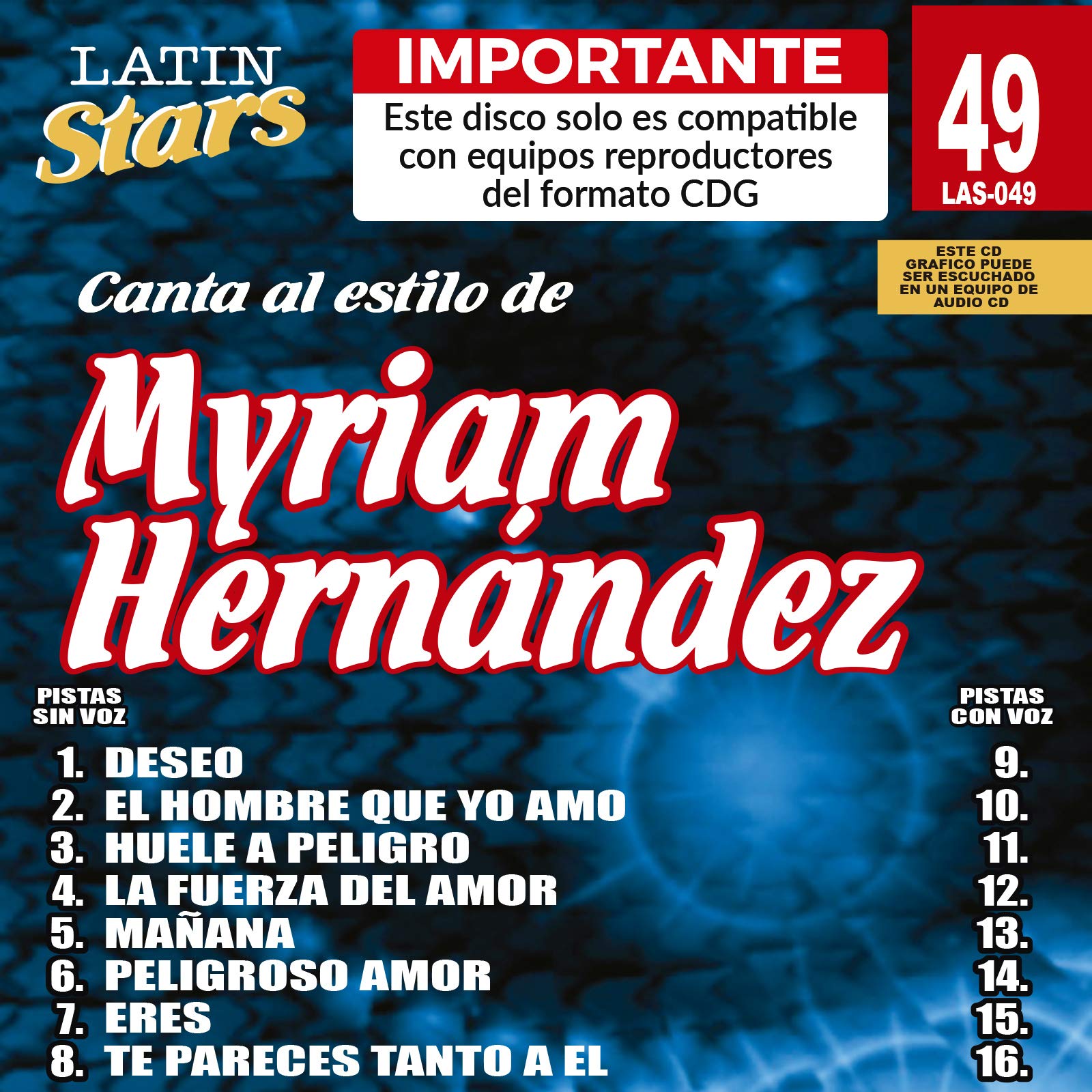 Karaoke: Myriam Hernandez - Latin Stars Karaoke Pop