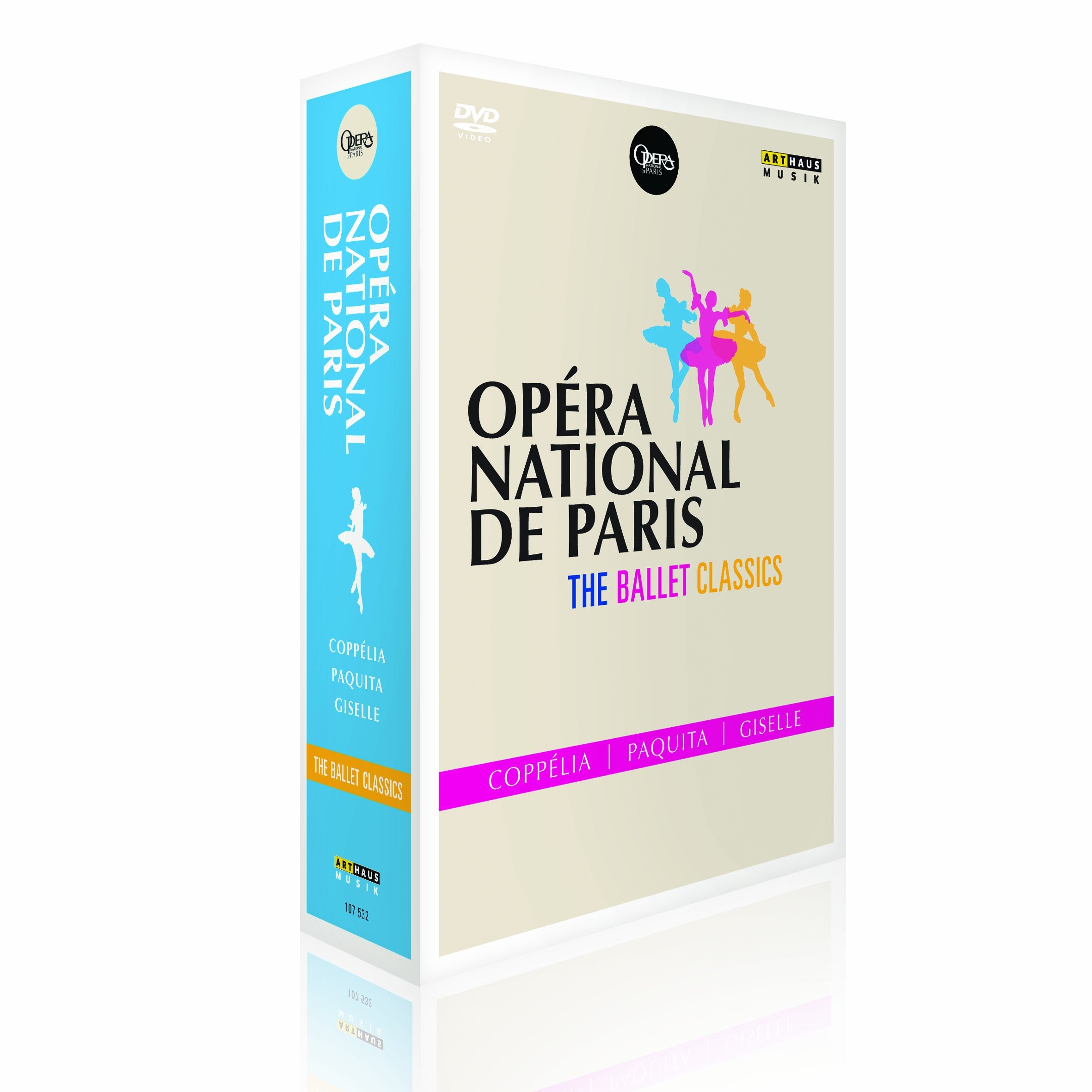 Opéra National de Paris - The ballet classics - Coppélia - Paquita - Giselle dvd