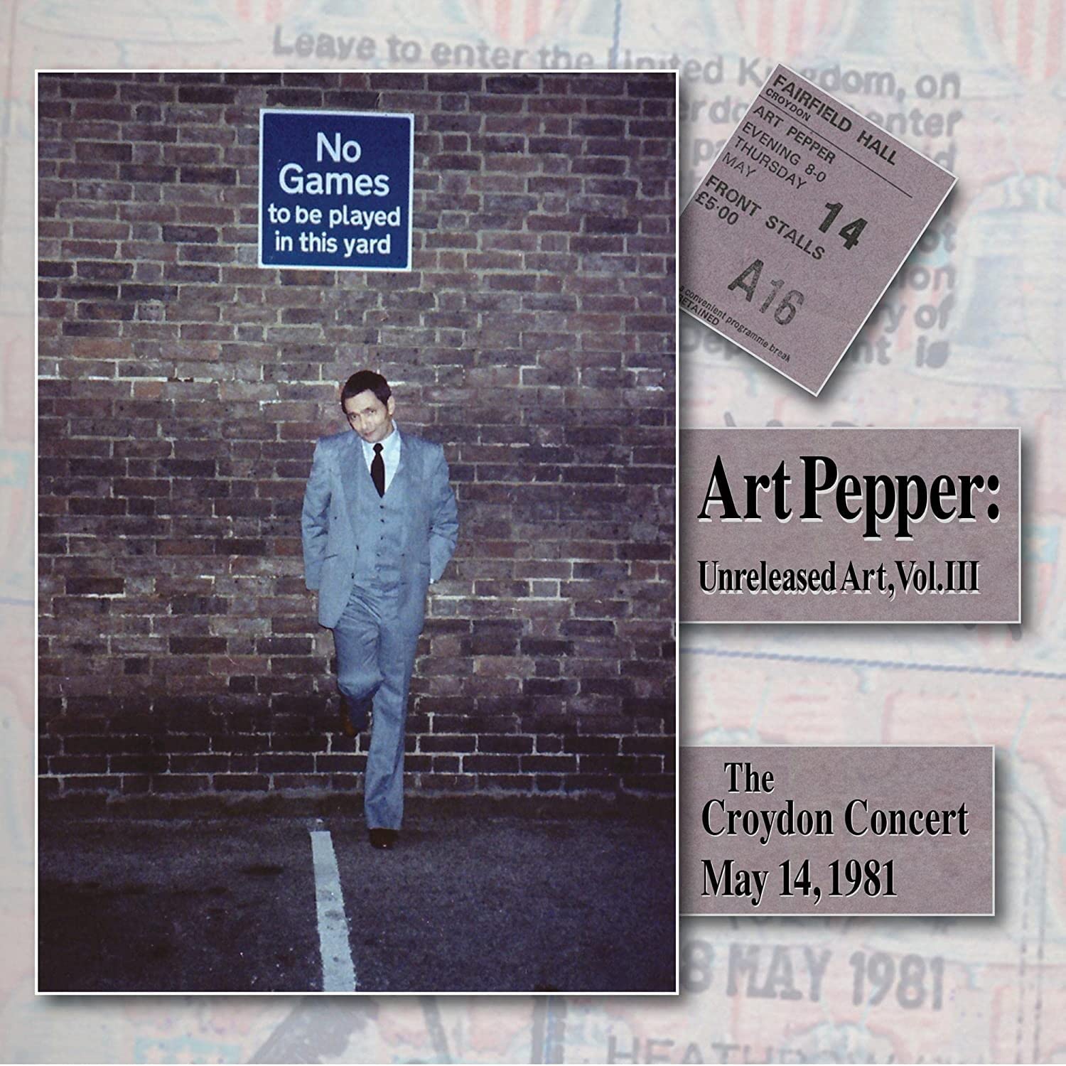 Unreleased Art,Vol.3: the Croydon Concert,May Jazz