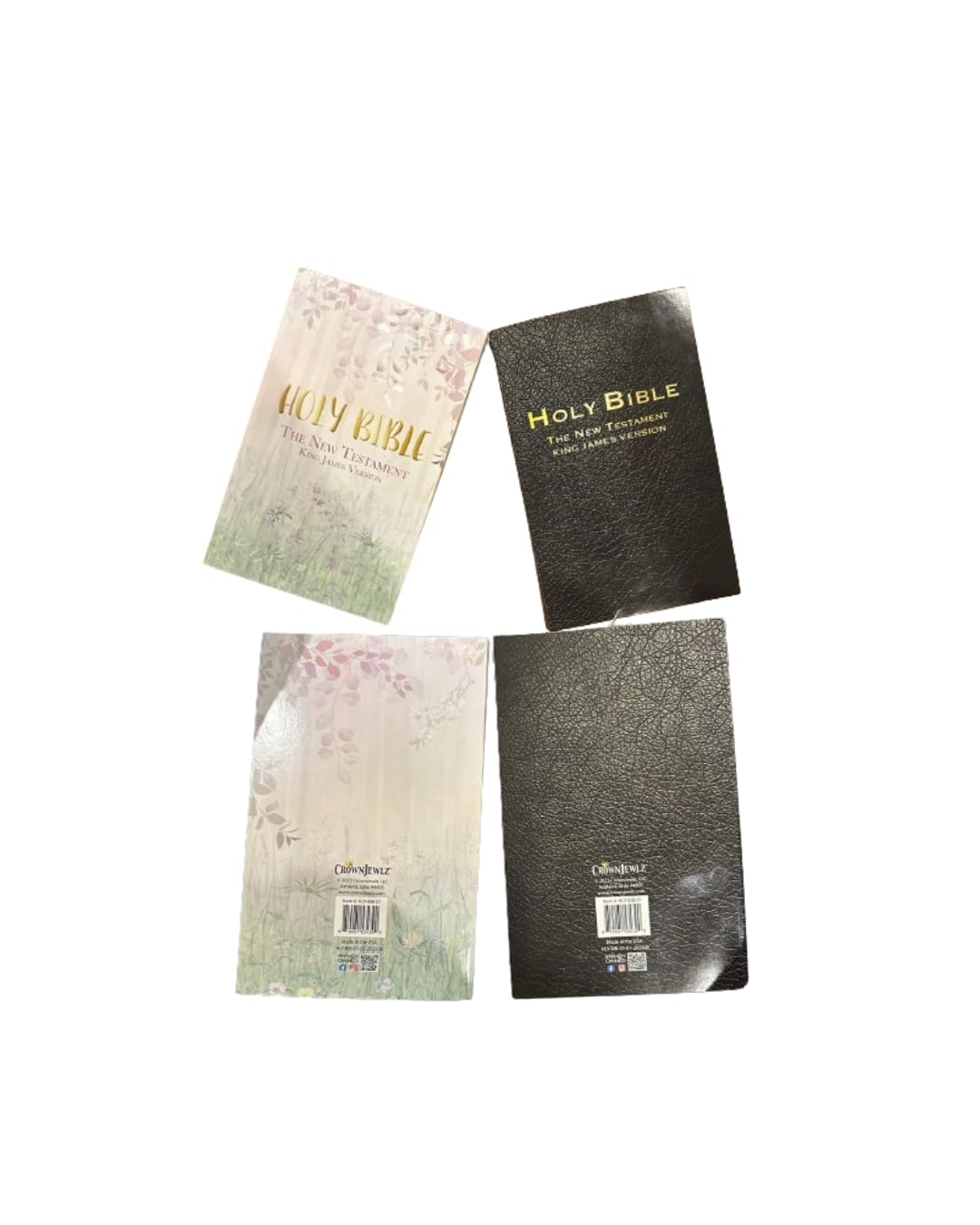 His and Hers New Testament King James Version Holy Bibles Books