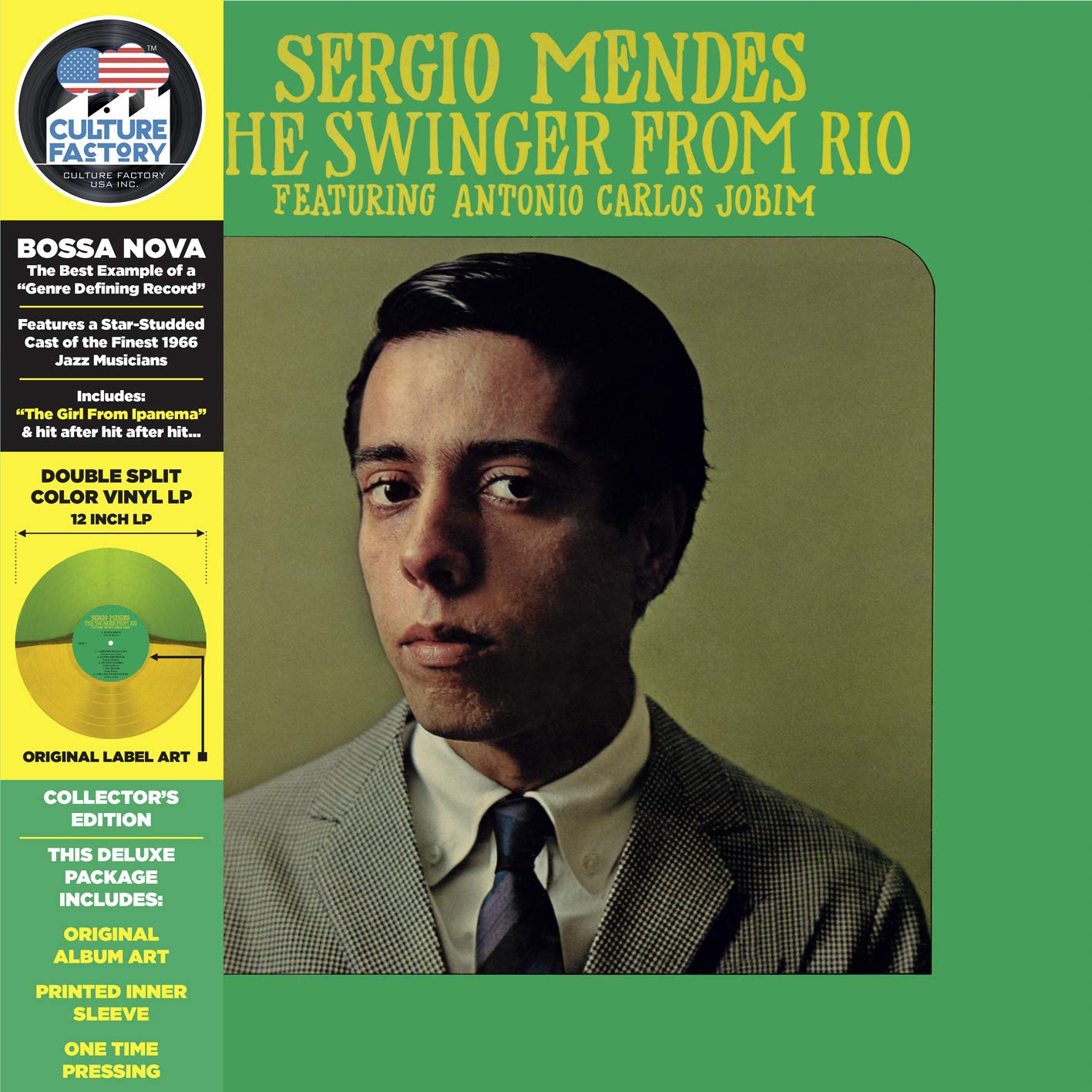 The Swinger from Rio-LP 30cm Bicolore Jaune & Vert cd