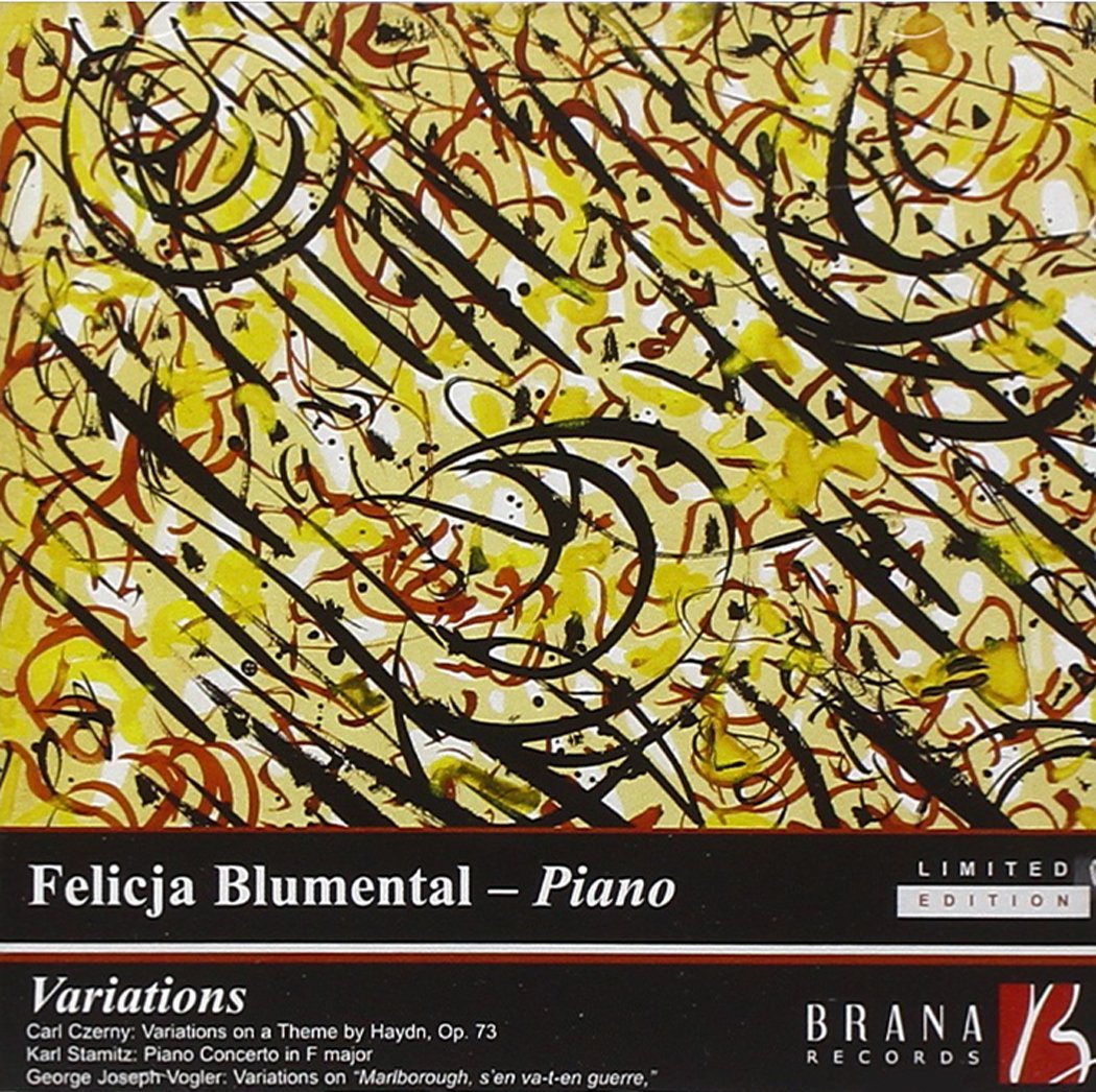 Felicja Blumental, Vienna, Wur - Variations (Czerny, Stamitz & Vogle Classical