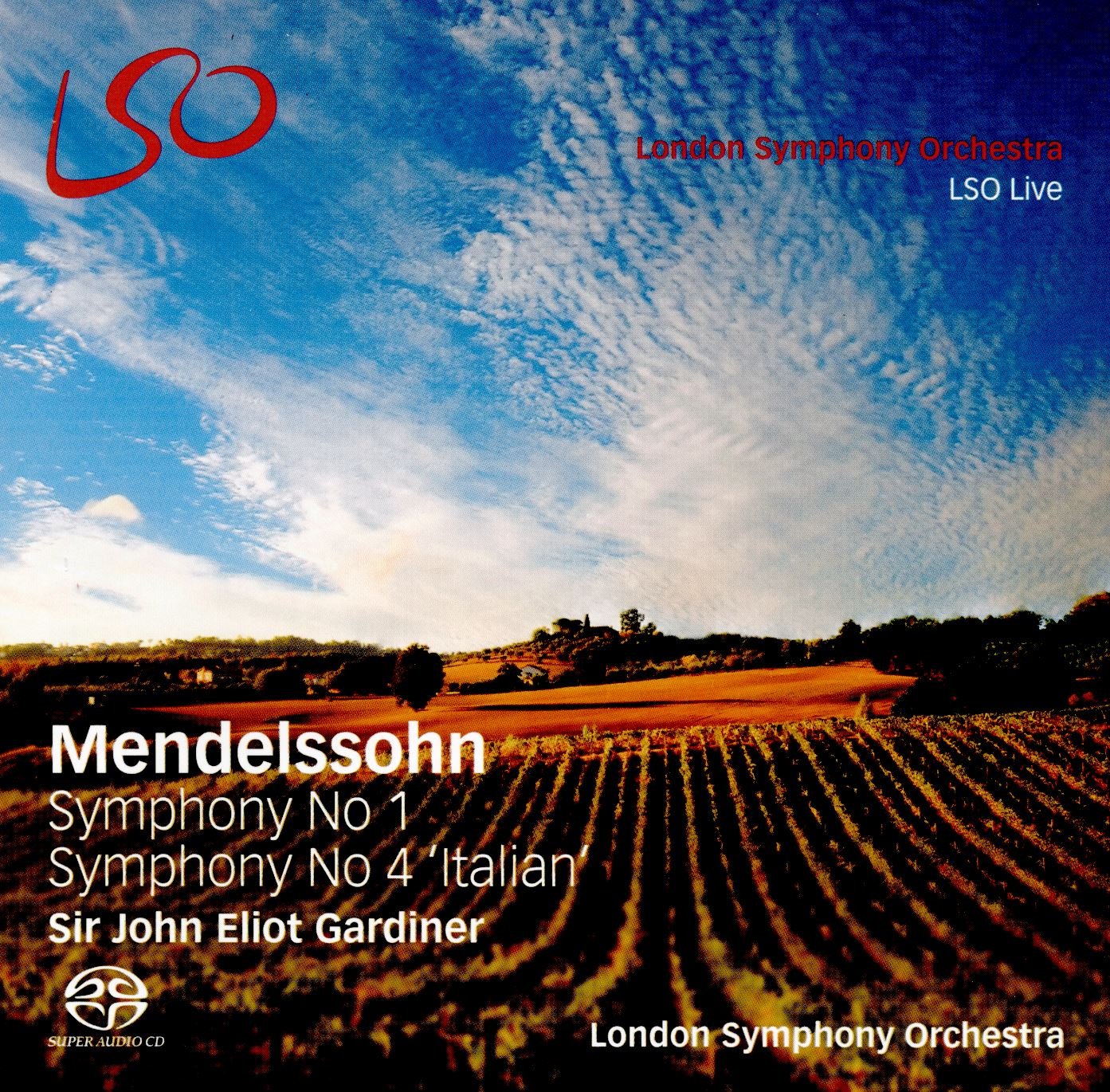 Mendelssohn Bartholdy: Sinfonien 1 & 4 'Italienische' (SACD hybrid + Pure Audio Blu-ray) Classical