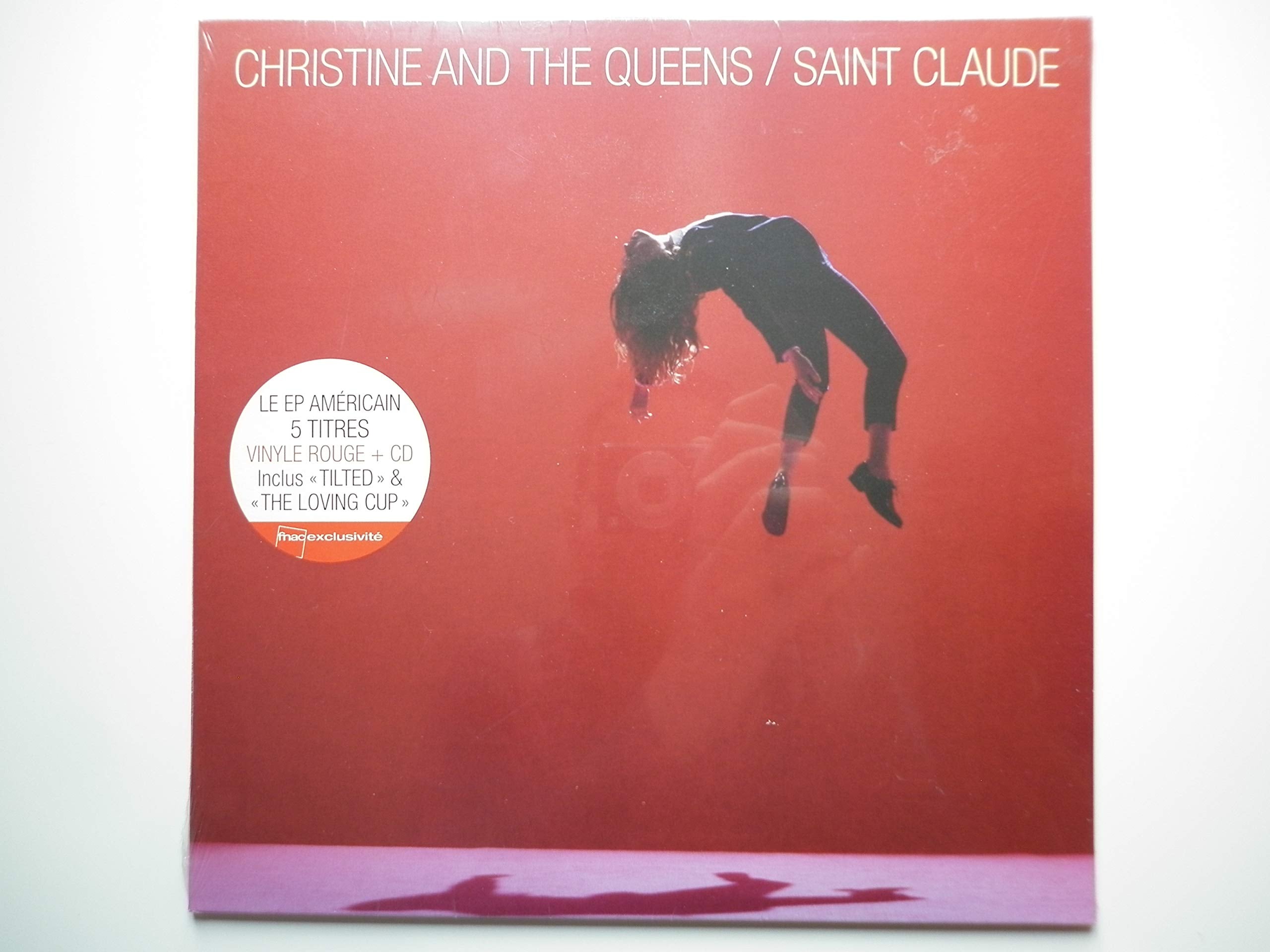 Christine And The Queens vinyle rouge 25cm + CD Saint Claude 500exemplaires cd