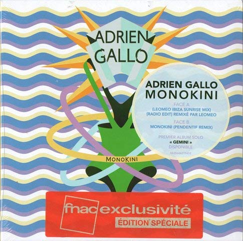45 Tours Adrien Gallo Monokini edition FNAC cd