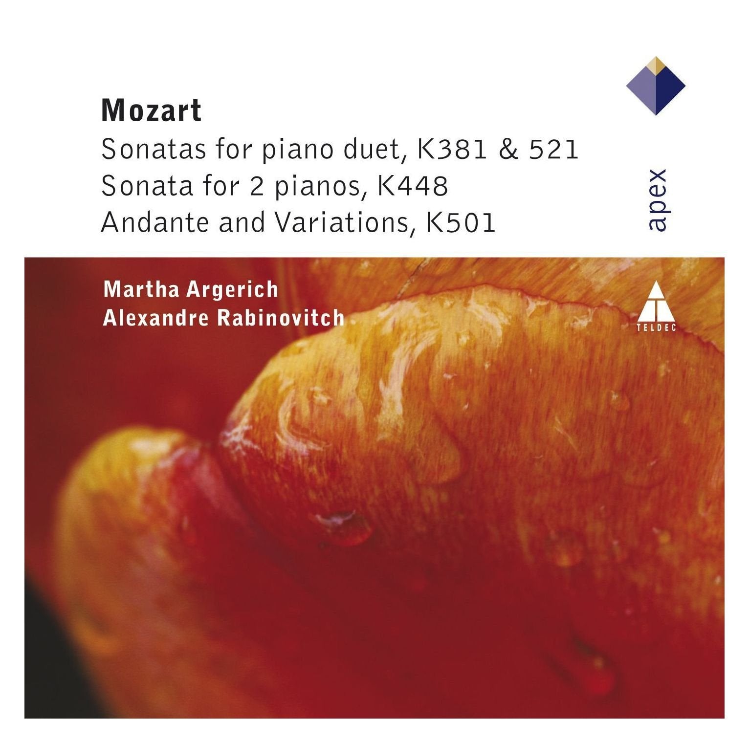 Sonatas For Piano Duet,K 381 & 521/K 501/K 448 Classical