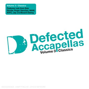 Defected Accapellas Vol 3 cd