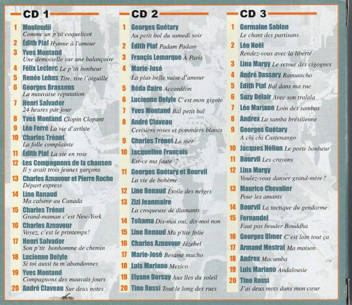 Versions originales des plus grands succès de l'après guerre World Music