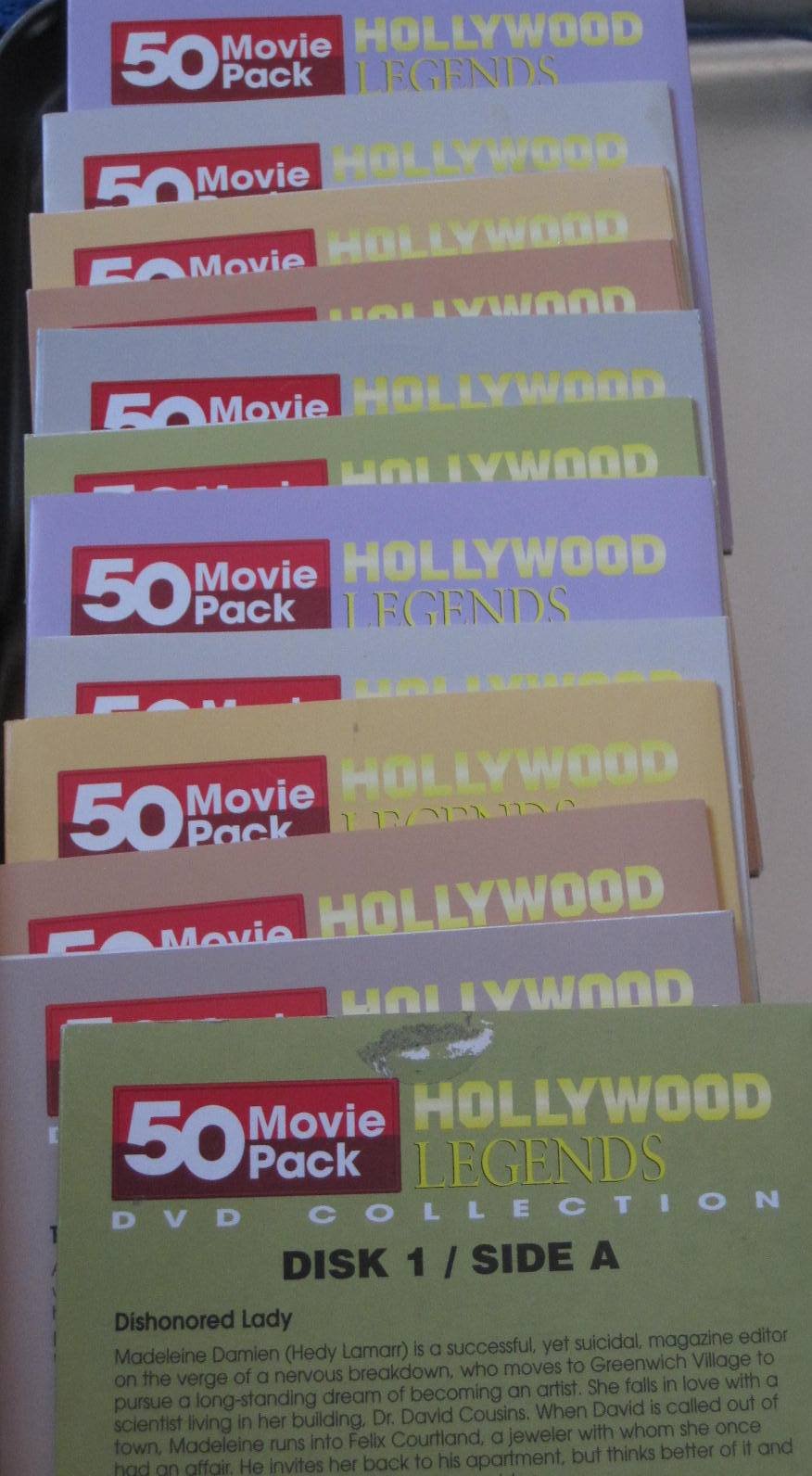 Hollywood Legends 50 Movie Pack Films