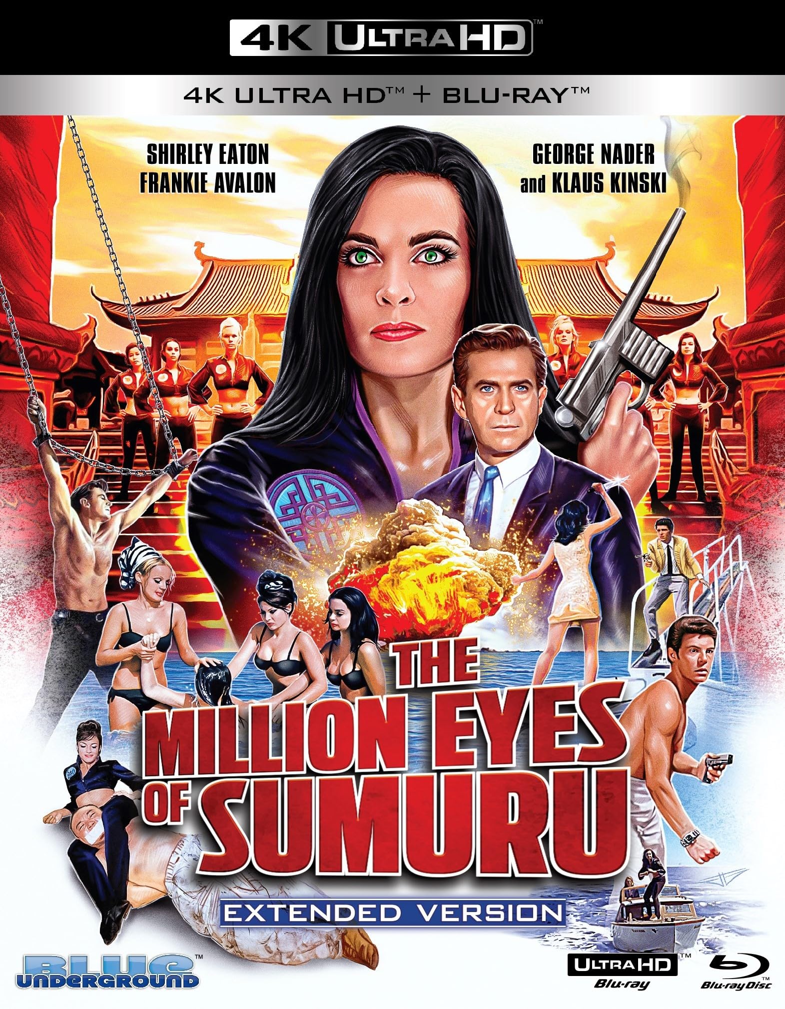 The Million Eyes of Sumuru (version étendue) dvd