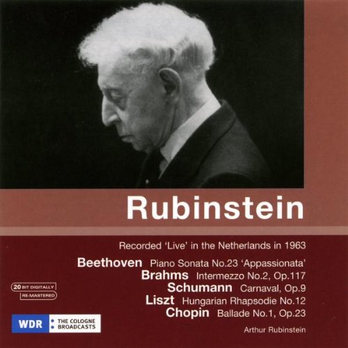 Rubinstein: Recorded Live in Nijmegen the Netherlands in 1963 cd
