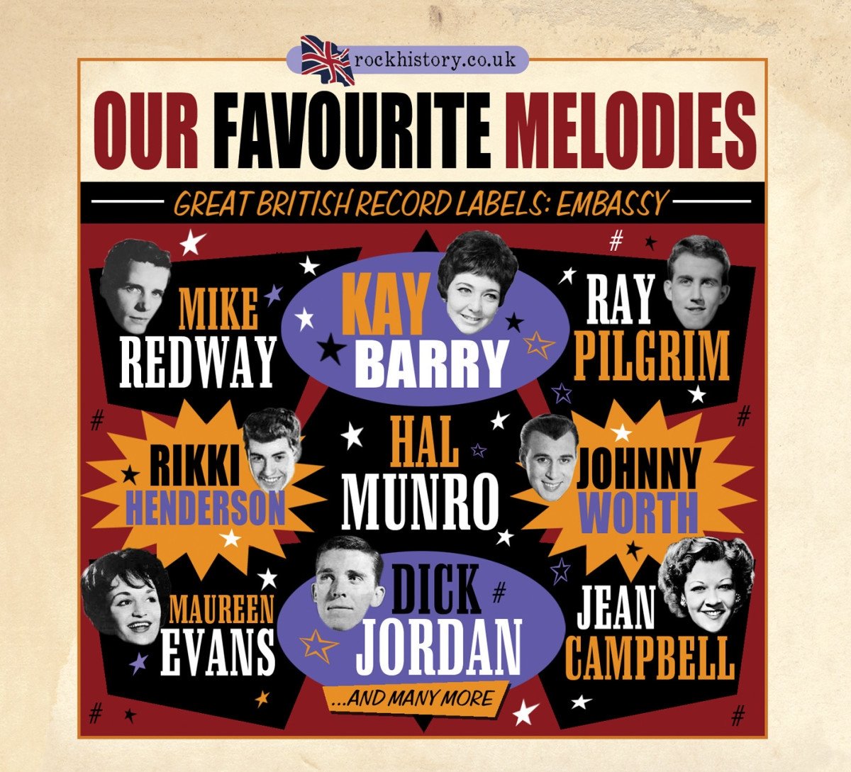 Our Favourite Melodies (Embassy Records) cd