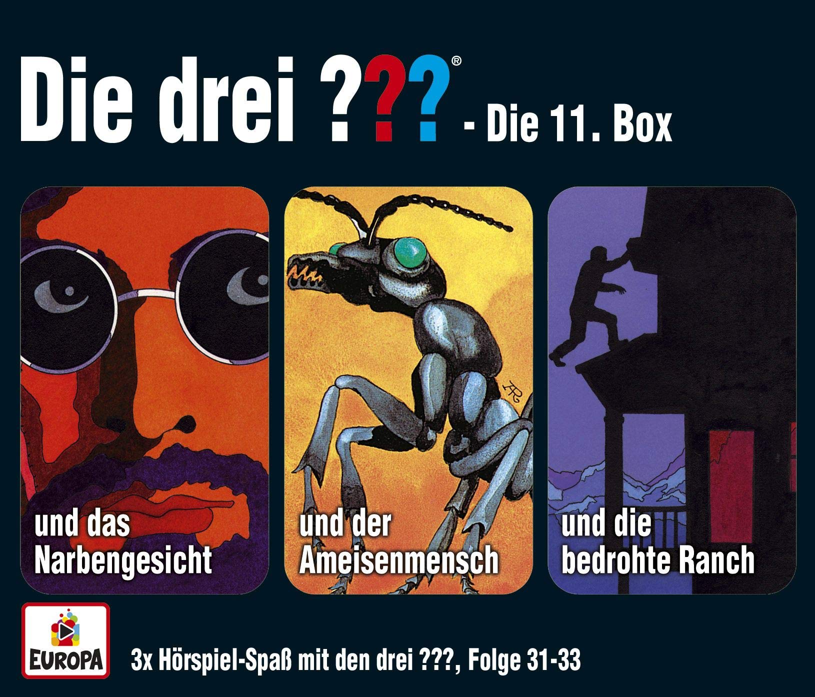 Die drei ??? Box 11. Folgen 31-33 (drei Fragezeichen) 3 CDs Children & Young People