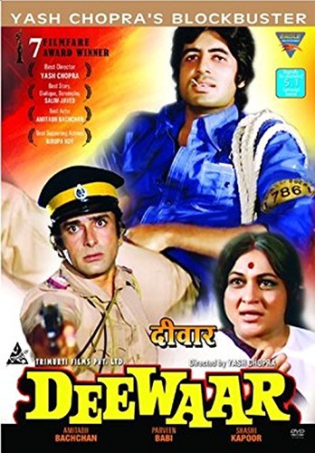Deewaar. Bollywood Klassiker mit Amitabh Bachchan und Shashi Kapoor Films